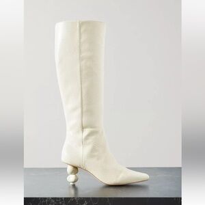 Cult Gaia Lola boot white cream 40